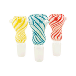 18mm Twisted Color Funnel Bowls