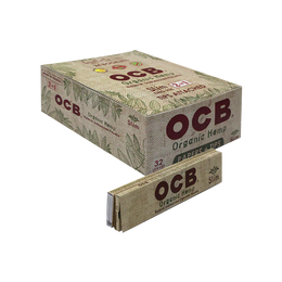 OCB Organic Hemp King Size Slim Rolling Paper & Tips
