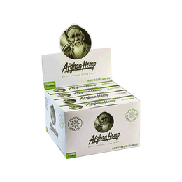 AFGHAN HEMP KING SIZE Rolling Paper - FULL BOX - 24 PACKS - 32 LEAVES EACH