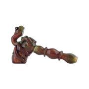 Heady Frog Hammer Glass Pipe