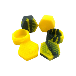 26ml Silicone Honeybee Hexagon Wax Jar