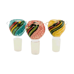 18mm Color Inside Work & Striped Bowls